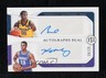 2022-23 National Treasures Dual Auto 16/25 Keegan Murray Bennedict Mathurin
