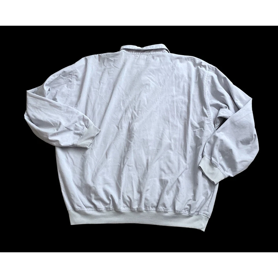 Chaqueta Pullover Media Cremallera CRESCENT BAY Para Hombre Talla 2X Gris De Colección Manga Larga Foto 2 de 4