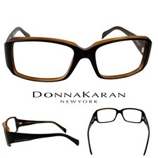 Donna Karan Eyeglasses Frames 1036 3081/87 56 18 130 Black Brown Full Rim DKNY