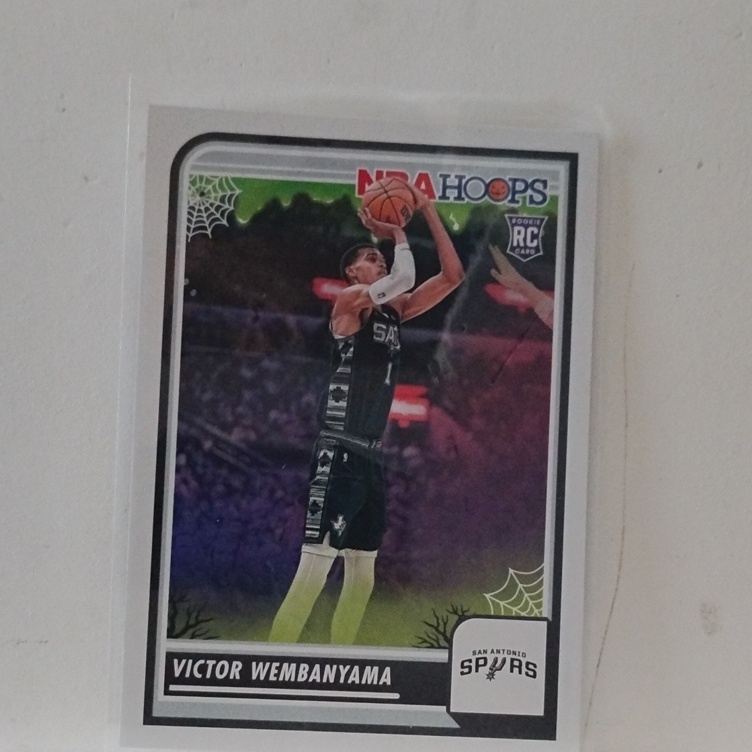 Panini Haunted Hoops 2023-24 Victor Wembanyama Rookie #108 Spurs Card