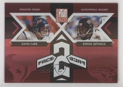 2005 Donruss Elite Face 2 Face Red 197/250 David Carr Byron Leftwich #CB-2 0q3