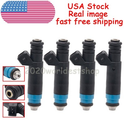 (4) FUEL INJECTORS M-9593-LU80 FITS SIEMENS SIEMEN DEKA 80lb EV6 HIGH IMPEDENCE
