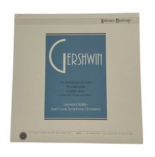 Gershwin An American In Paris Vinyl Record LP Leonard Slatkin Orchestra