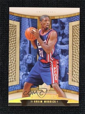 2006-07 Upper Deck Hardcourt Gold 1/1 Hakim Warrick #50 2d0