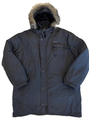 Schott N.Y.C 3 In 1 Extreme Cold Weather Parka/puffer Vest N3-B Black XXL