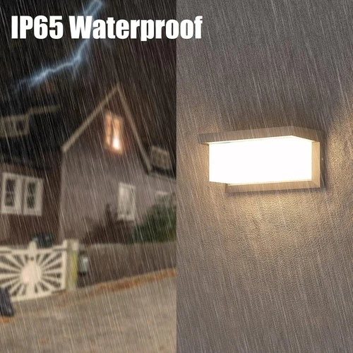 Lámpara de Pared LED Exterior 18W con Detector de Movimiento IP65 Antracita Sensor Negro - Imagen 3 de 15