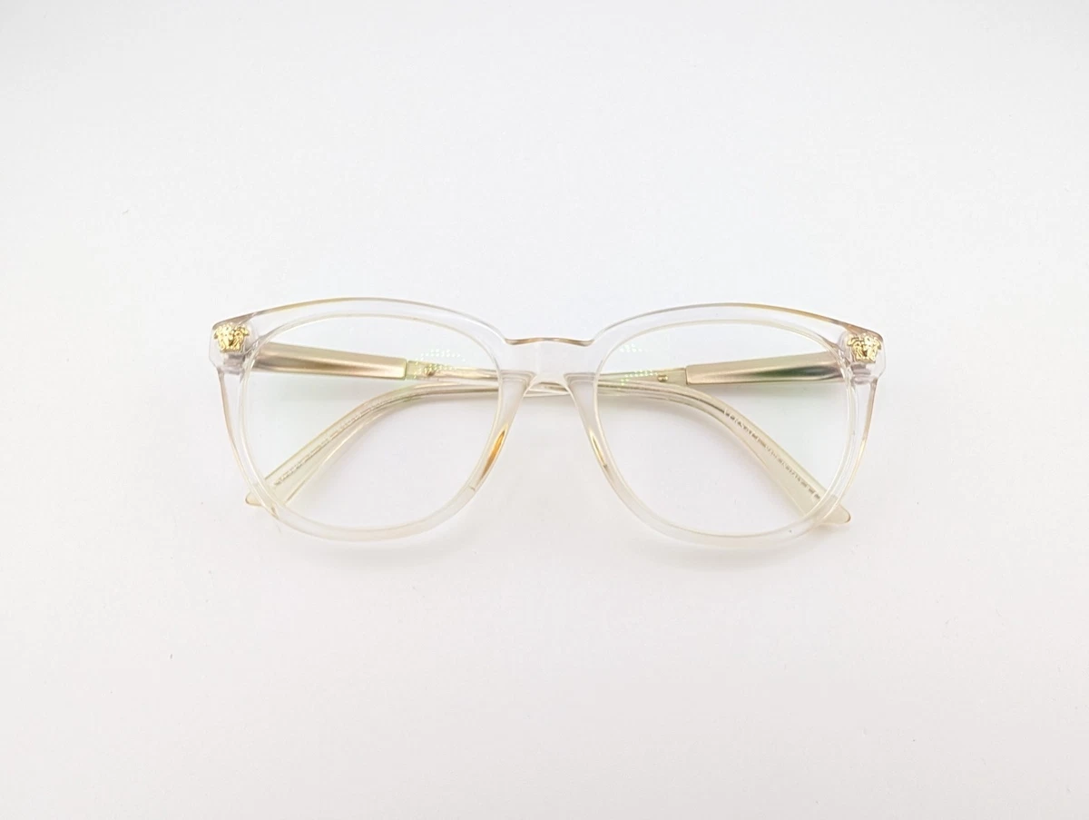 Authentic Versace Eyeglasses VE3299B 148 Full Rim Clear Frames 55MM RX-ABLE Amazon.com: VERSACE VE3309-148 Eyeglass Frame CRYSTAL w/DEMO  main image 2
