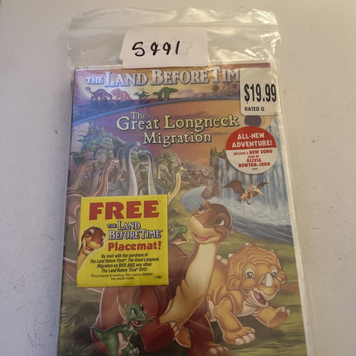 The Land Before Time X Great Longneck Migration DVD 2003 - New