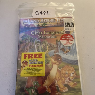 The Land Before Time X Great Longneck Migration DVD 2003 - New