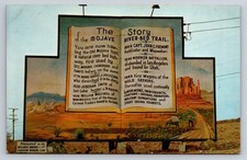 Mojave River-Bed Trail Story Billboard Postcard Royal Pictures Merle Porter