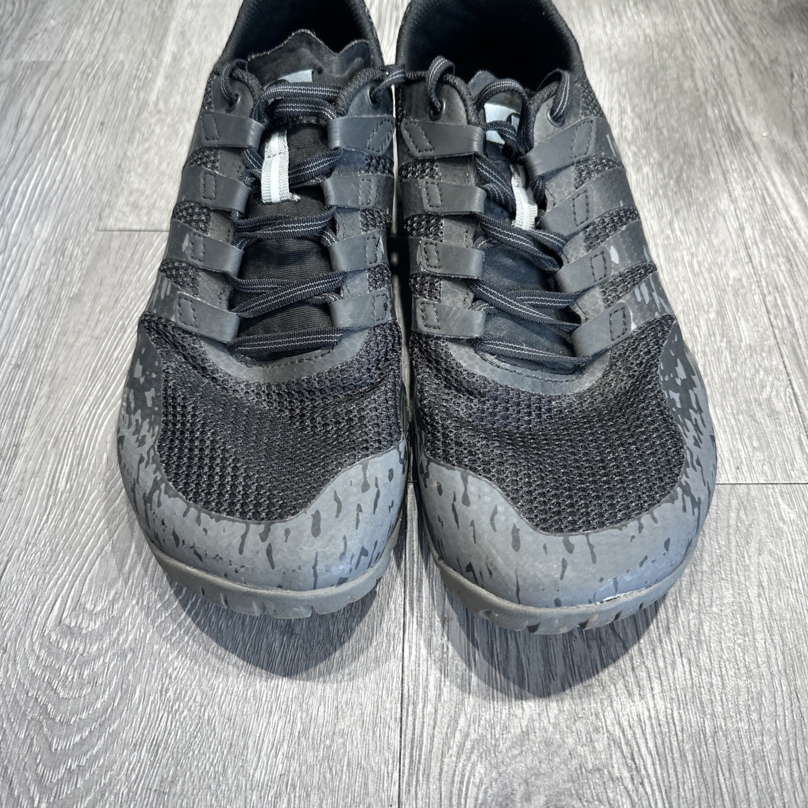 Merrell Trail Glove 5 scarpa sneaker uomo nera grigia atletica a piedi nudi taglia 10 US