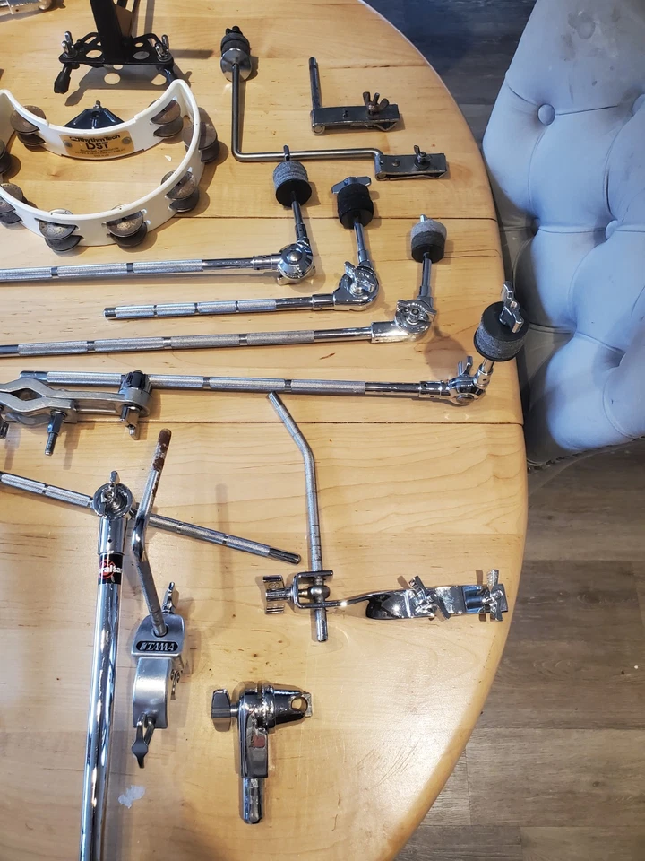 TONS of Drum Hardware (stands. Clamps, Percussion, Cymbal Arms..etc) Tama, LP - Image 2 of 4