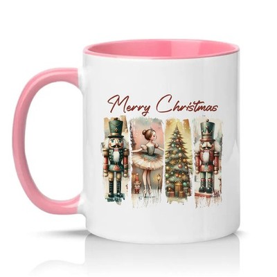Frohe Weihnachten Unisex 11 Unzen Keramiktasse Nussknacker Ballett Weihnachtsgeschenk für sie