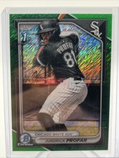 2024 Bowman Chrome - Prospects Jurdrick Profar #BCP-218 Green Shimmer Refractor