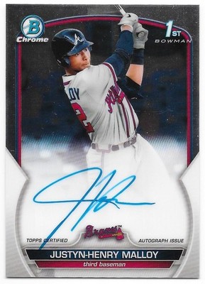 2023 Bowman Chrome Justyn-Henry Malloy 1st Rookie Auto #CPA-JMA