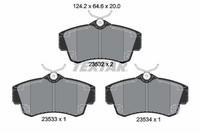 Textar Bremsbelagsatz, Scheibenbremse 2353202 FüR Chrysler