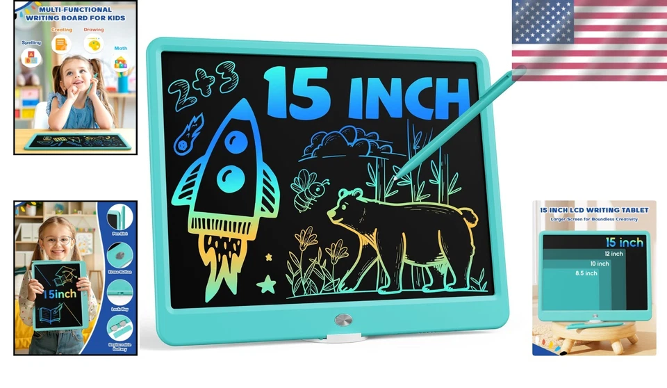 15" LCD Drawing Tablet - Educational Gift for 3  Olds - Image 2 of 4