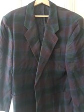 Vintage Teddy Boy rockabilly mod dark check single breasted jacket