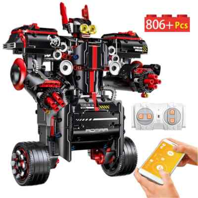 MOULD KING 13028 Xturboman Intelligent RC DIY Roboter mit 806 Teilen