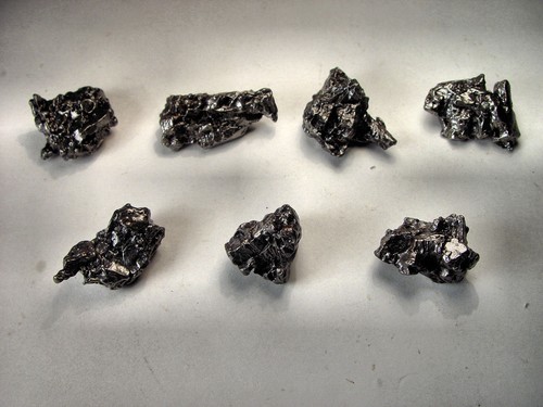 NICE LOT! BEST QUALITY! SUPER NEW CAMPO METEORITE SHATTERED CRYSTALS 125 GM - Picture 2 of 4