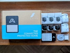 Abode Home Security Starter Kit Bundle w/ Keypad, Cameras, and Motion Sensors