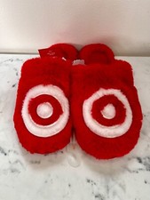 Adult Bullseye Scuff Slippers Size Small 5/6 - Wondershop  Red