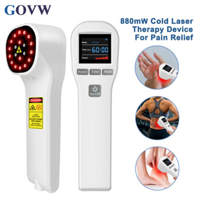 Pain Relief Soft Laser Therapy Device LLLT Red Light Treatment 650nm+808nm Home