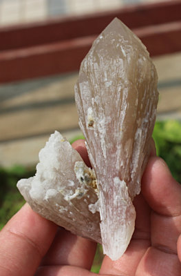 AAA Rare NATURAL New Find Unique skeletal Elestial QUARTZ Crystal Point Specimen