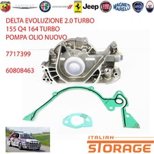 DELTA EVOLUZIONE 2.0 TURBO 155 Q4 164 TURBO POMPA OLIO NUOVO 7717399 60808463
