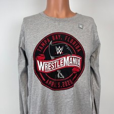 New WWE Authentic Wrestlemania 36 Tampa Bay Florida T Shirt 2020 Wrestling M