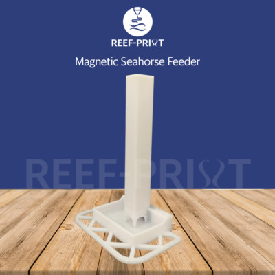 Magnetischer Seepferdchen Futterautomat / Futterstation von REEF-PRINT