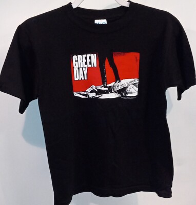2004 GREEN DAY Rock T-shirt Official Tour Youth 10-12 Medium