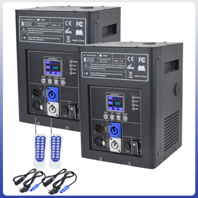 2Pcs Cold Spark Machine 750W DMX Stage LCD Screen DJ Event Party