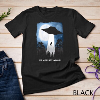 Alien Abduction Cow - UFO We Are Not Alone Gift T-Shirt Unisex T-shirt