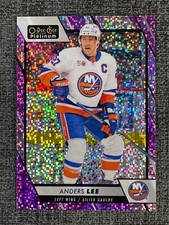 Anders Lee 2023-24 OPC O-Pee-Chee Platinum Hockey Violet Pixels /299 #72