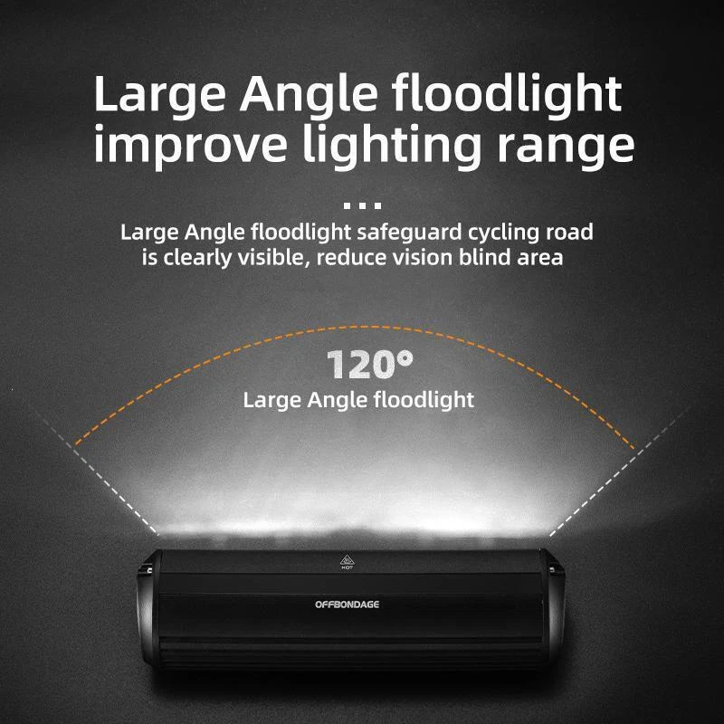 Led Front Bike Light Rechargeable 8000Mah Usb Waterproof Flashlight Headlight - Image 2 of 4