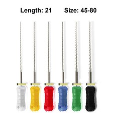 Sky Choice Hedstrom Files - 21 mm Length, Assorted Colors Sizes 45-80 w/Rubber S