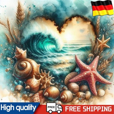 5d DIY Vollrunde Bohrer Diamant Malfisch Starfish Kit Home Decor Art 30x30 cm