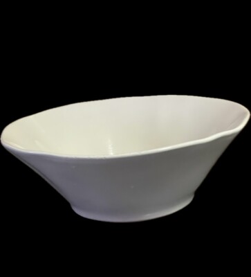 Ceramiche Regina Cream Serving Bowl 12.25” Italy Free Form | eBay
