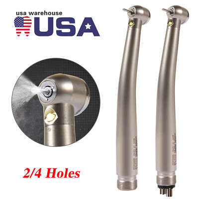 Dental LED E-generator Push Button High Speed Turbine Handpiece 2/4H - Foto 8