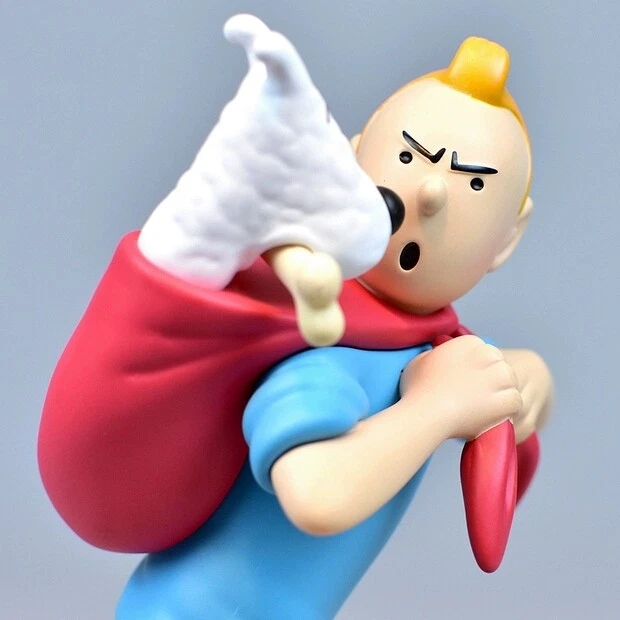 Estatueta de PVC The Adventures of Tintin estatueta grande figura 18cm de altura solta - Imagem 3 de 4