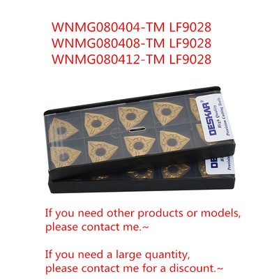10Pcs DESKAR WNMG080404-MT LF9011 WNMG431 CNC Turning Carbide Inserts For Steel