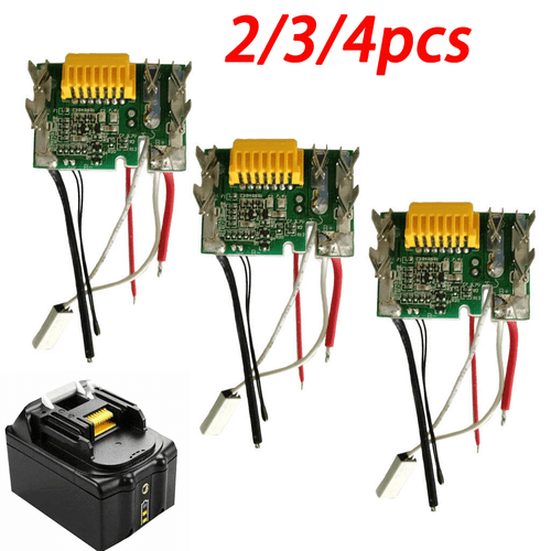 2/3/4 piezas placa de PCB con chip de batería de 18 V/3 A de repuesto para Makita BL1830/1850/1860 - Imagen 8 de 19