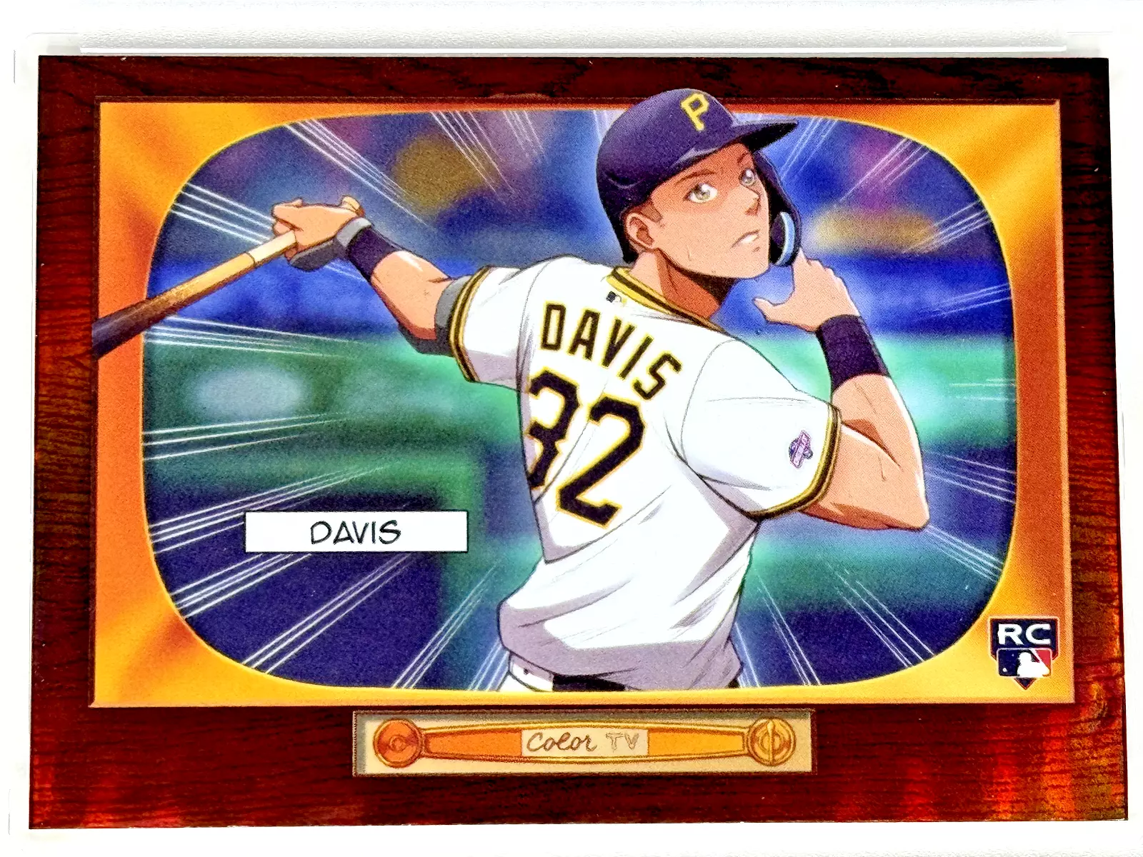 2024 Bowman HENRY DAVIS RC 1955 Anime SSP Pittsburgh Pirates CASE HIT #BA-7 SP