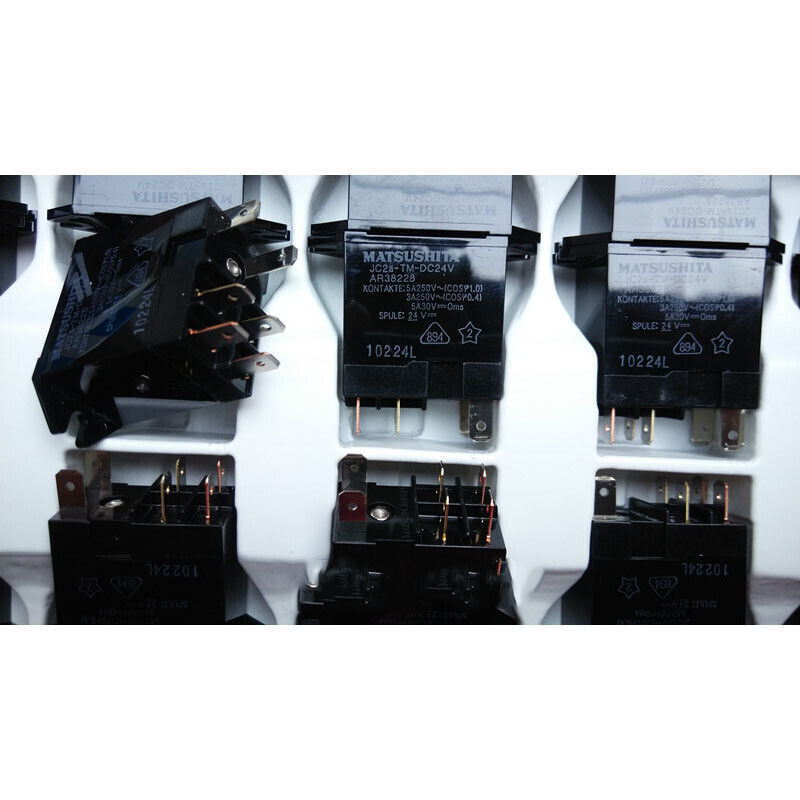 2PCS MATSUSHITA JC2a-TM-DC24V Power Relay 24VDC 6Pin 5A 250v 2PCS MATSUSHITA JC2a-TM-DC24V Power Relay 24VDC 6Pin 5A 250v