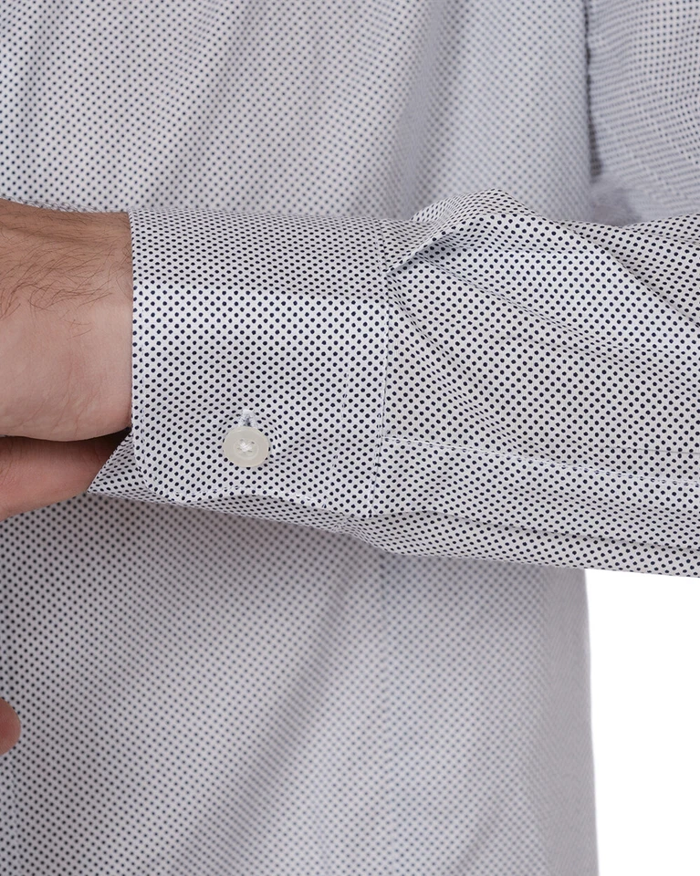 Camicia Daniele Alessandrini Shirt Cotone Uomo Bianco C1657R11493807 202 - Immagine 3 di 4