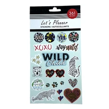Let's Planner, 361 Pieces Sticker Book. Great For Planning/Organizing Wild Child