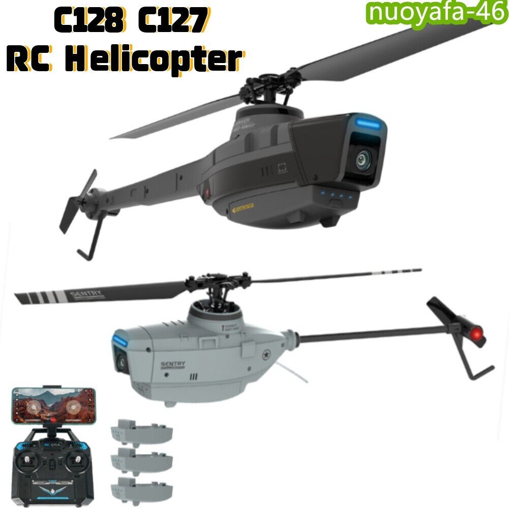 C127 2.4G 720P HD 6Axis WiFi Helicopter Wide Angle Camera Spy