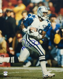 michael irvin signed football