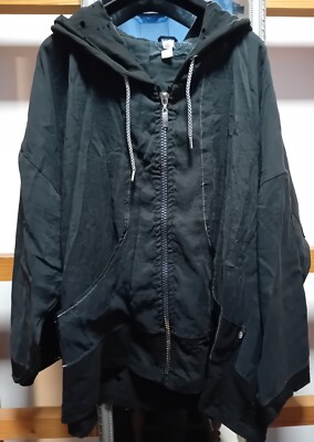 punkige Blusenjacke von Tredy Gr.XXL,schwarz mit Glitzereffekten und...